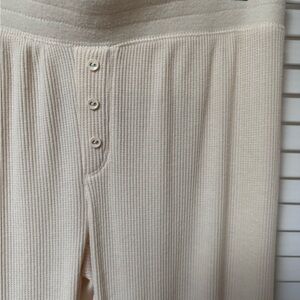 P.J. Salvage Ivory Knit Pajama Pants
Size M